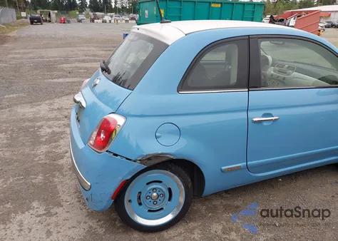 2014 Fiat 500 Lounge from USA, damaged, VIN 3C3CFFCR3ET269133